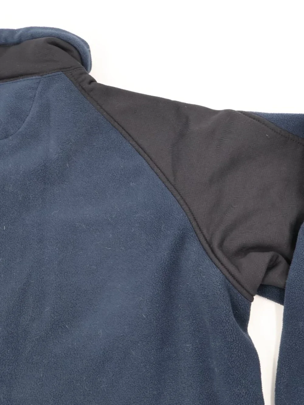 The North Face Fleece Jacket Mens M Navy Blue Polartec Full Zip Denali Style‎